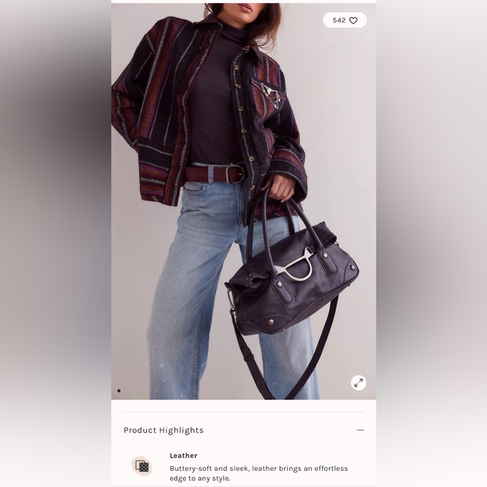 NWT! Free People We The Free Offroad Satchel Bag - Retail $368